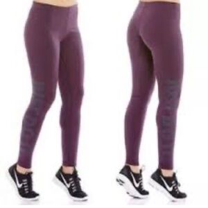 Nike Womens Leggings Leg-A-See Just Do It Spell Out Run Train Size: